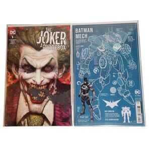 DC Comics The Joker Presents A Puzzlebox #1 And Batman Mech #1 NM